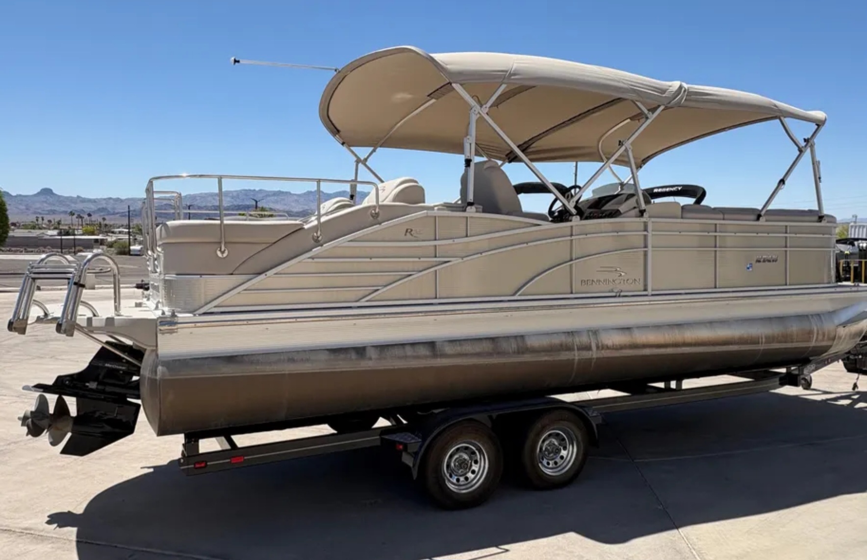 24 foot Coach Tri-Toon with 150Hp #2